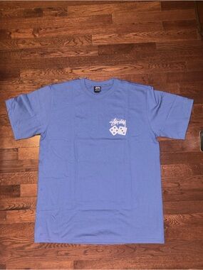Stussy Men’s Blue T Shirt Size: Large NWOT